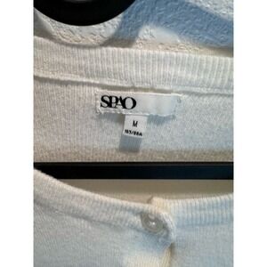 bundle 2 cardigan/ size M/S  beige color‎ /white color